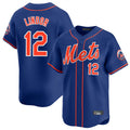 Lashops NY.Mets #12 Francisco Lindor Player Royal Home Limited Stitched Jerseys