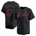 Lashops NY.Mets #17 Keith Hernandez Player Black Alternate Home Limited Stitched Jerseys