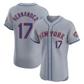 Lashops NY.Mets #17 Keith Hernandez Player Gray Road Limited Elite Home Stitched Jerseys