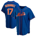 Lashops NY.Mets #17 Keith Hernandez Player Royal Home Game Stitched Jerseys