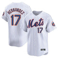 Lashops NY.Mets #17 Keith Hernandez Player White Home Replica Stitched Jerseys