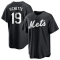 Lashops NY.Mets #19 Bo Bichette Player Black Home Game Stitched Jerseys