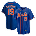 Lashops NY.Mets #19 Bo Bichette Player Royal Home Game Stitched Jerseys