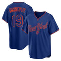 Lashops NY.Mets #19 Bo Bichette Player Royal T-shirt Home Game Stitched Jerseys