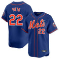 Lashops NY.Mets #22 Juan Soto Player Royal Home Limited Stitched Jerseys
