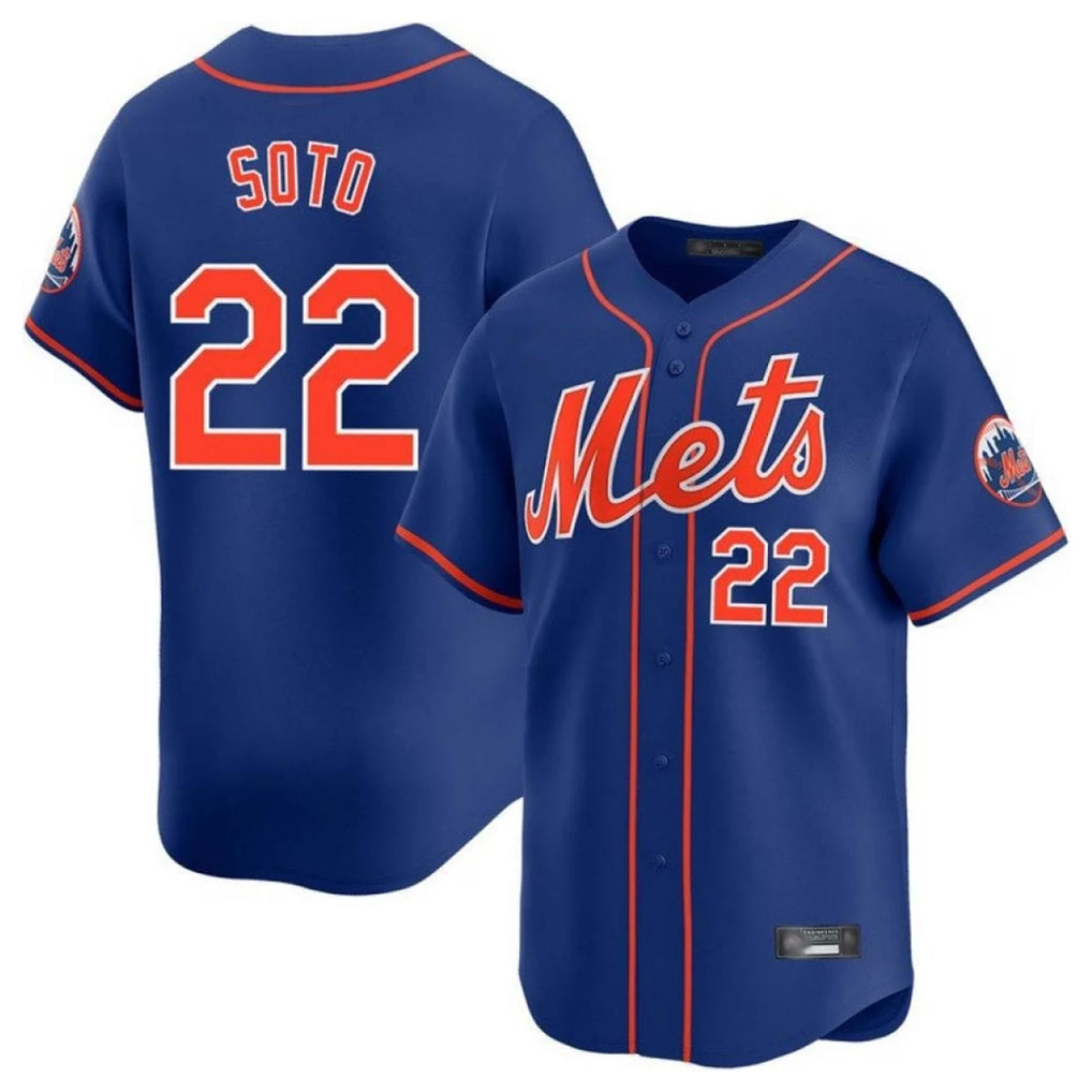 Lashops NY.Mets #22 Juan Soto Player Royal Home Limited Stitched Jerseys