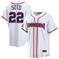Lashops NY.Mets #22 Juan Soto Player White 2026 World Classic Home Limited Stitched Jerseys