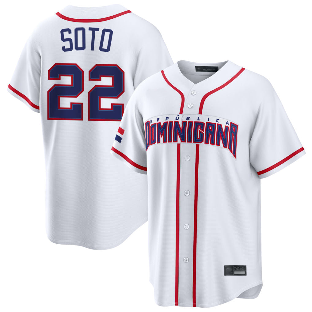 Lashops NY.Mets #22 Juan Soto Player White 2026 World Classic Home Limited Stitched Jerseys