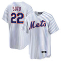 Lashops NY.Mets #22 Juan Soto Player White Home Game Stitched Jerseys