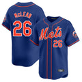 Lashops NY.Mets #26 Nolan McLean Player Royal Home Limited Stitched Jerseys