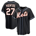 Lashops NY.Mets #27 Mark Vientos Player Black Fashion Out Game Stitched Jerseys