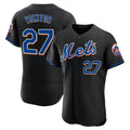 Lashops NY.Mets #27 Mark Vientos Player Black Replica Home Limited Elite Stitched Jerseys