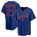 Lashops NY.Mets #27 Mark Vientos Player Royal T-shirt Home Game Stitched Jerseys