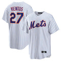 Lashops NY.Mets #27 Mark Vientos Player White Home Game Stitched Jerseys