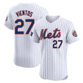 Lashops NY.Mets #27 Mark Vientos Player White Home Limited Elite Stitched Jerseys