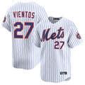 Lashops NY.Mets #27 Mark Vientos Player White Home Limited Stitched Jerseys