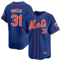 Lashops NY.Mets #31 Mike Piazza Player Royal Home Limited Stitched Jerseys