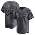 Lashops NY.Mets #34 Kodai Senga Player Gray City Connect Limited Stitched Jerseys