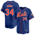 Lashops NY.Mets #34 Kodai Senga Player Royal Home Limited Stitched Jerseys