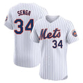 Lashops NY.Mets #34 Kodai Senga Player White Home Limited Elite Stitched Jerseys