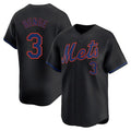Lashops NY.Mets #3 Carson Benge Player Black Alternate Home Limited Stitched Jerseys