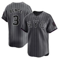 Lashops NY.Mets #3 Carson Benge Player Gray City Connect Limited Stitched Jerseys