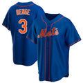 Lashops NY.Mets #3 Carson Benge Player Royal Home Game Stitched Jerseys