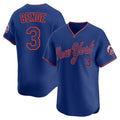 Lashops NY.Mets #3 Carson Benge Player Royal T-shirt Home Limited Elite Stitched Jerseys