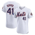 Lashops NY.Mets #41 Tom Seaver Player White Home Limited Elite Stitched Jerseys