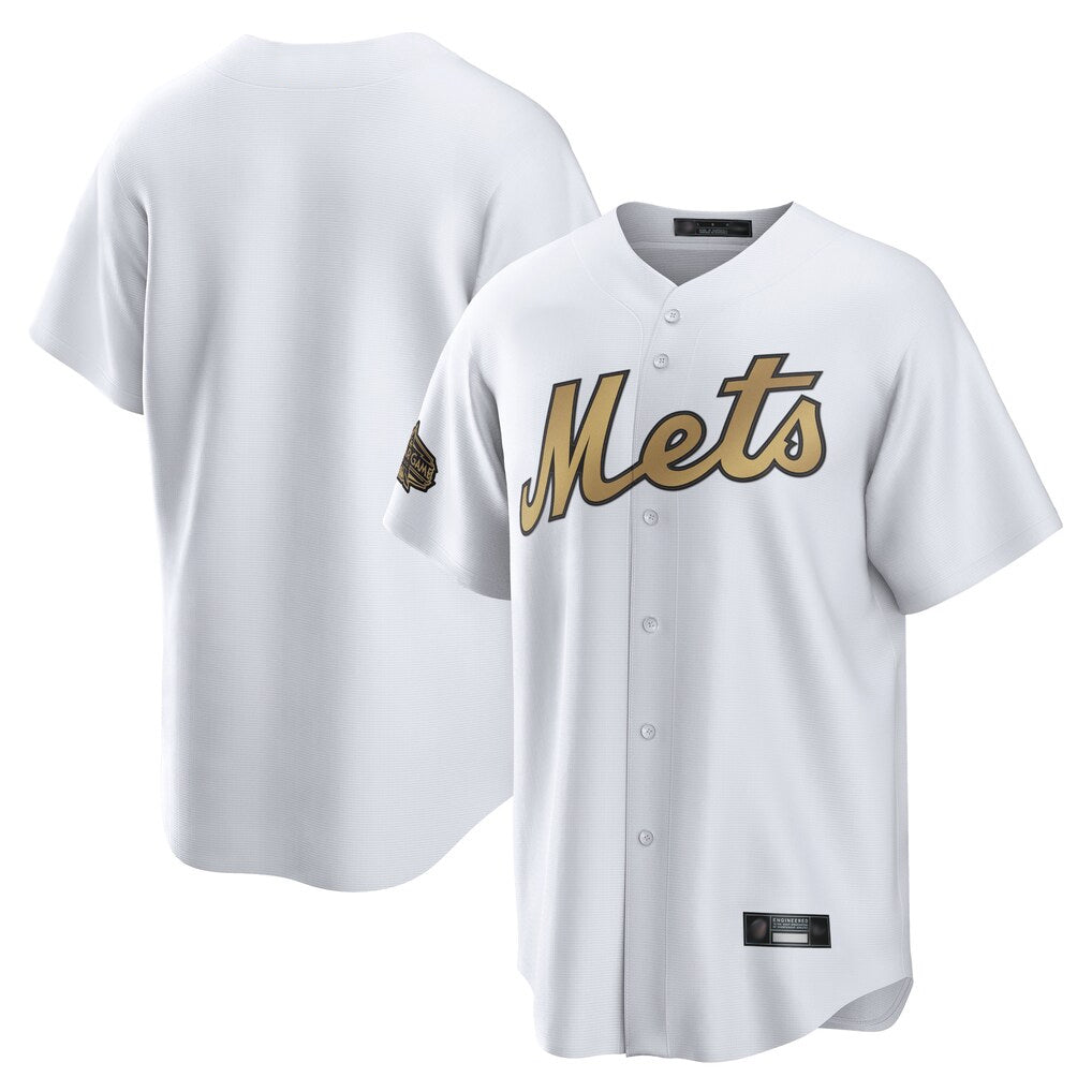 Lashops NY.Mets Blank Player Gold Road Home Game Stitched Jerseys