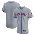Lashops NY.Mets Blank Player Gray Road Limited Elite Home Stitched Jerseys