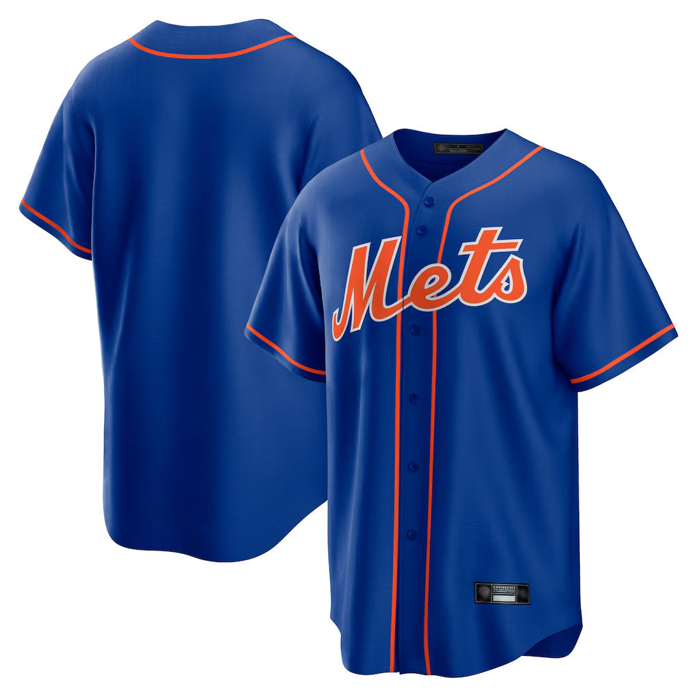 Lashops NY.Mets Blank Player Royal Home Game Stitched Jerseys