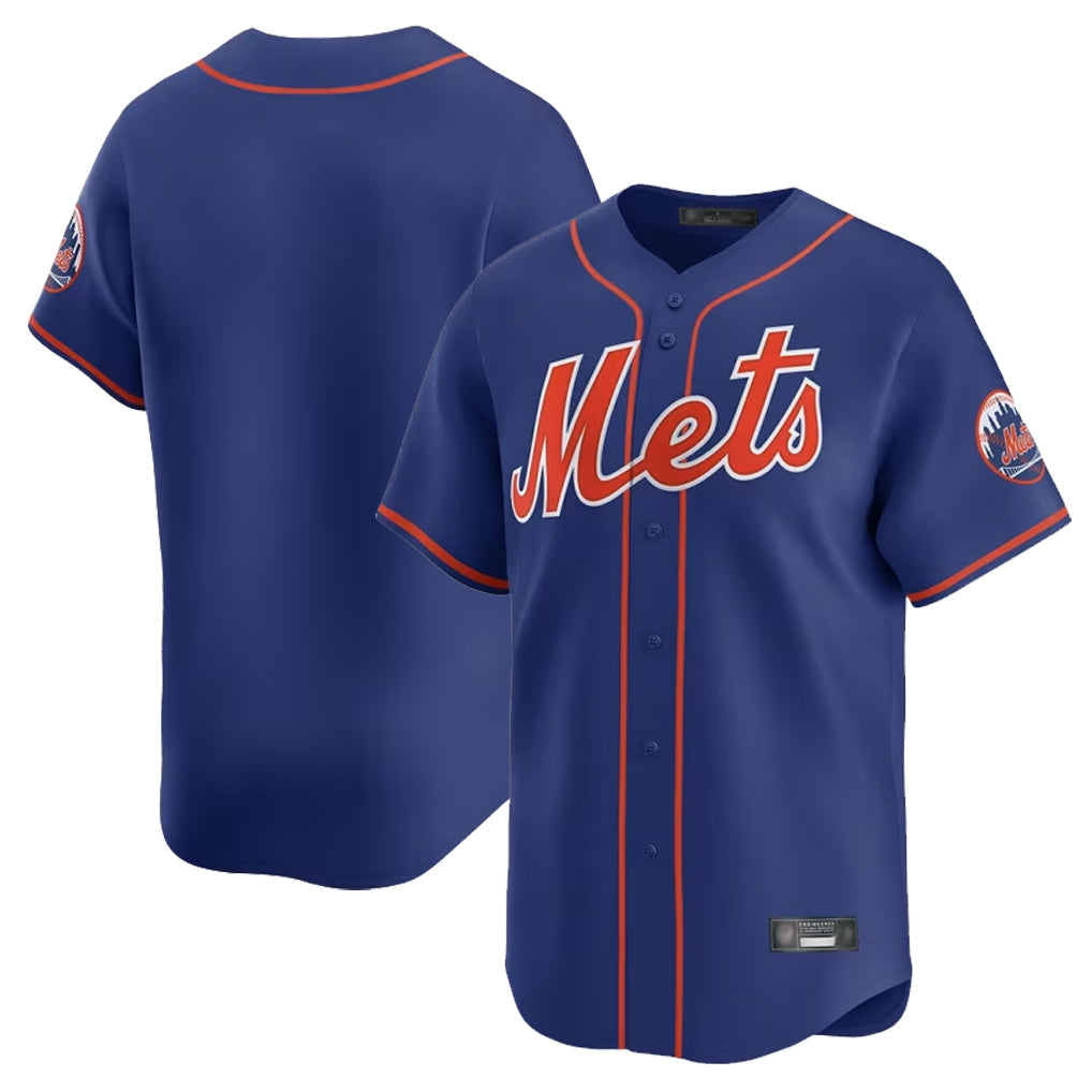 Lashops NY.Mets Blank Player Royal Home Limited Stitched Jerseys