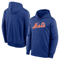 Lashops NY.Mets Blank Player Royal Primary Therma Hoodie Stitched Jerseys