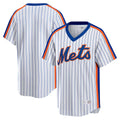 Lashops NY.Mets Blank Player White Cooperstown Collection T-shirt Home Stitched Jerseys