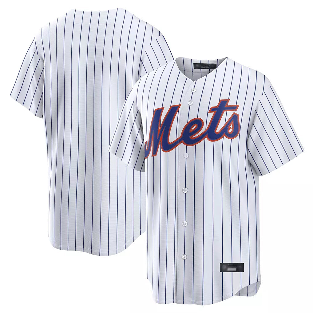 Lashops NY.Mets Blank Player White Home Limited Stitched Jerseys