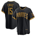Lashops P.Pirates #15 Oneil Cruz Player Black 2026 City Connect Home Game Stitched Jerseys