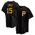 Lashops P.Pirates #15 Oneil Cruz Player Black Alternate 2025 Home Game Stitched Jerseys
