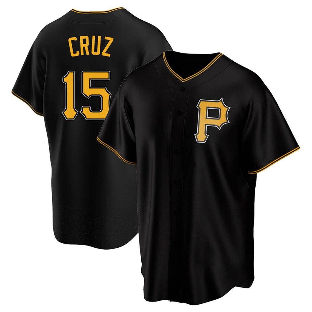 Lashops P.Pirates #15 Oneil Cruz Player Black Alternate 2025 Home Game Stitched Jerseys