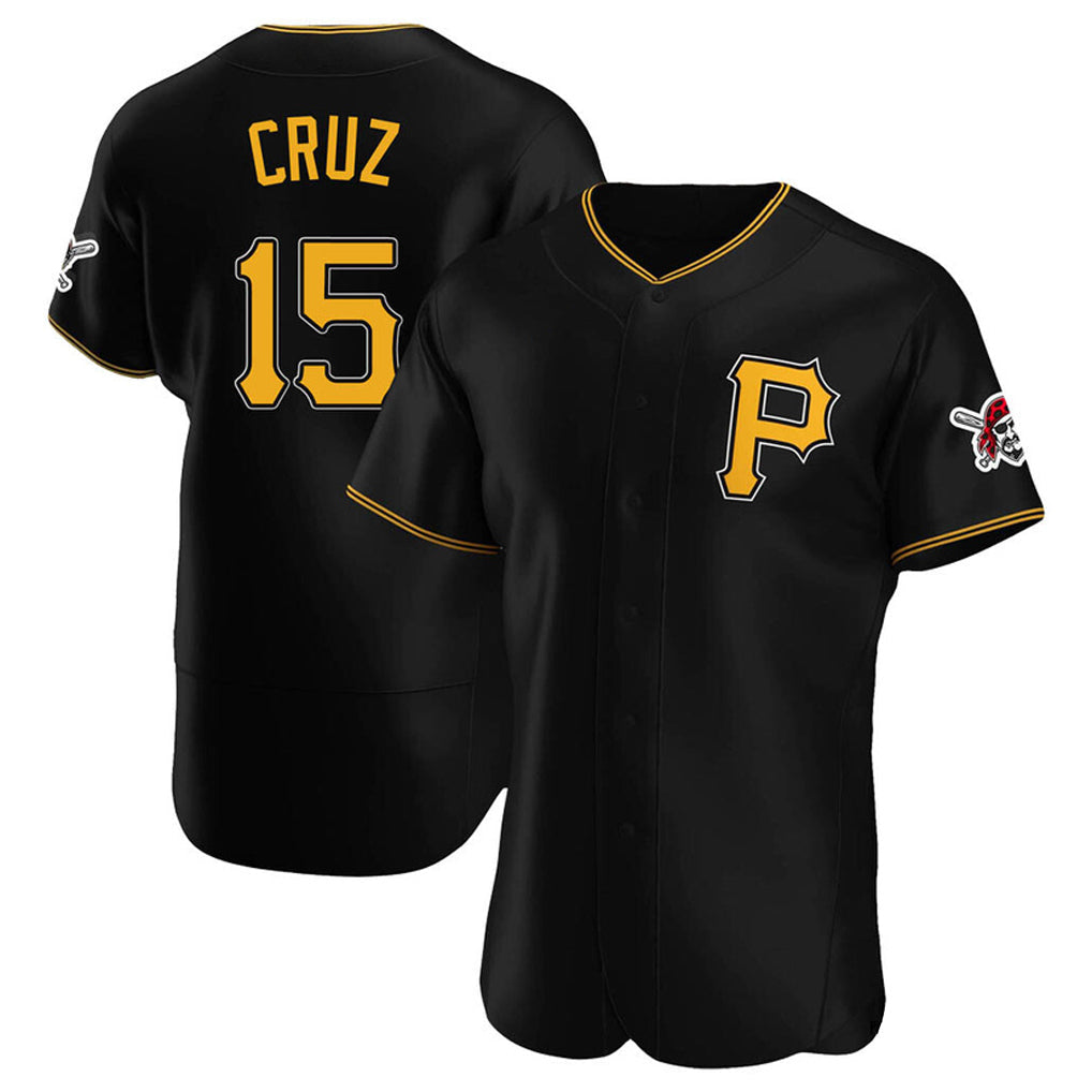 Lashops P.Pirates #15 Oneil Cruz Player Black Alternate 2025 Home Limited Elite Stitched Jerseys