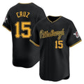 Lashops P.Pirates #15 Oneil Cruz Player Black Home Limited Stitched Jerseys