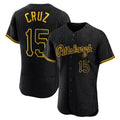 Lashops P.Pirates #15 Oneil Cruz Player Black Snake Skin City Home Limited Elite Stitched Jerseys