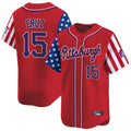 Lashops P.Pirates #15 Oneil Cruz Player Red 2025 Independence Day Vapor Premier Limited Stitched Jerseys