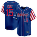 Lashops P.Pirates #15 Oneil Cruz Player Royal 2025 Independence Day Vapor Premier Limited Stitched Jerseys