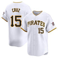 Lashops P.Pirates #15 Oneil Cruz Player White Home Limited Stitched Jerseys