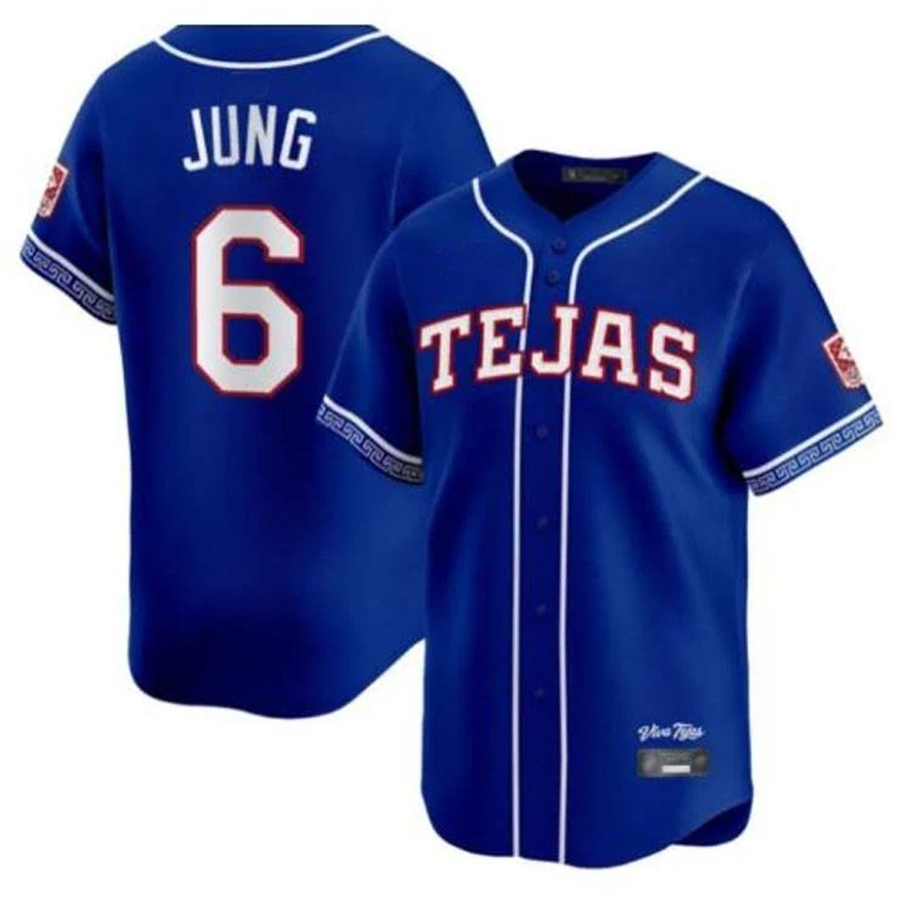 Lashops  T.Rangers #6 Josh Jung Player Royal 2026 City Connect Limited Stitched Jerseys