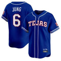 Lashops  T.Rangers #6 Josh Jung Player Royal 2026 City Connect Limited Stitched Jerseys