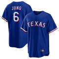 Lashops  T.Rangers #6 Josh Jung Player Royal Limited Home Stitched Jerseys